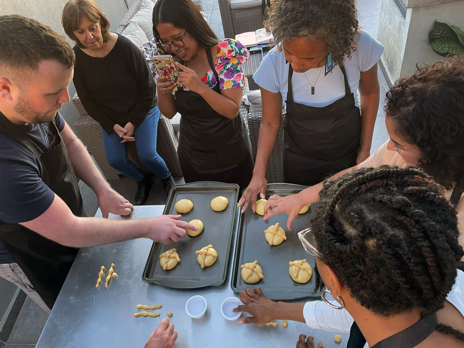 メキシコのパン作り